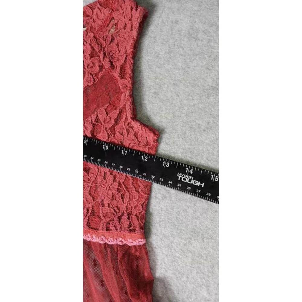 Jak And Peppar Sleeveless Lace And Mesh Blouse Youth Girls Size 7 Hot Pink... - Picture 6 of 9